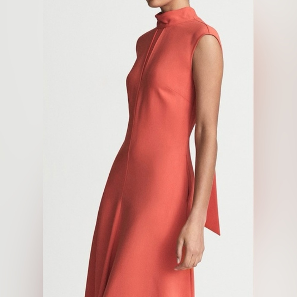 Reiss Livvy Coral Dress